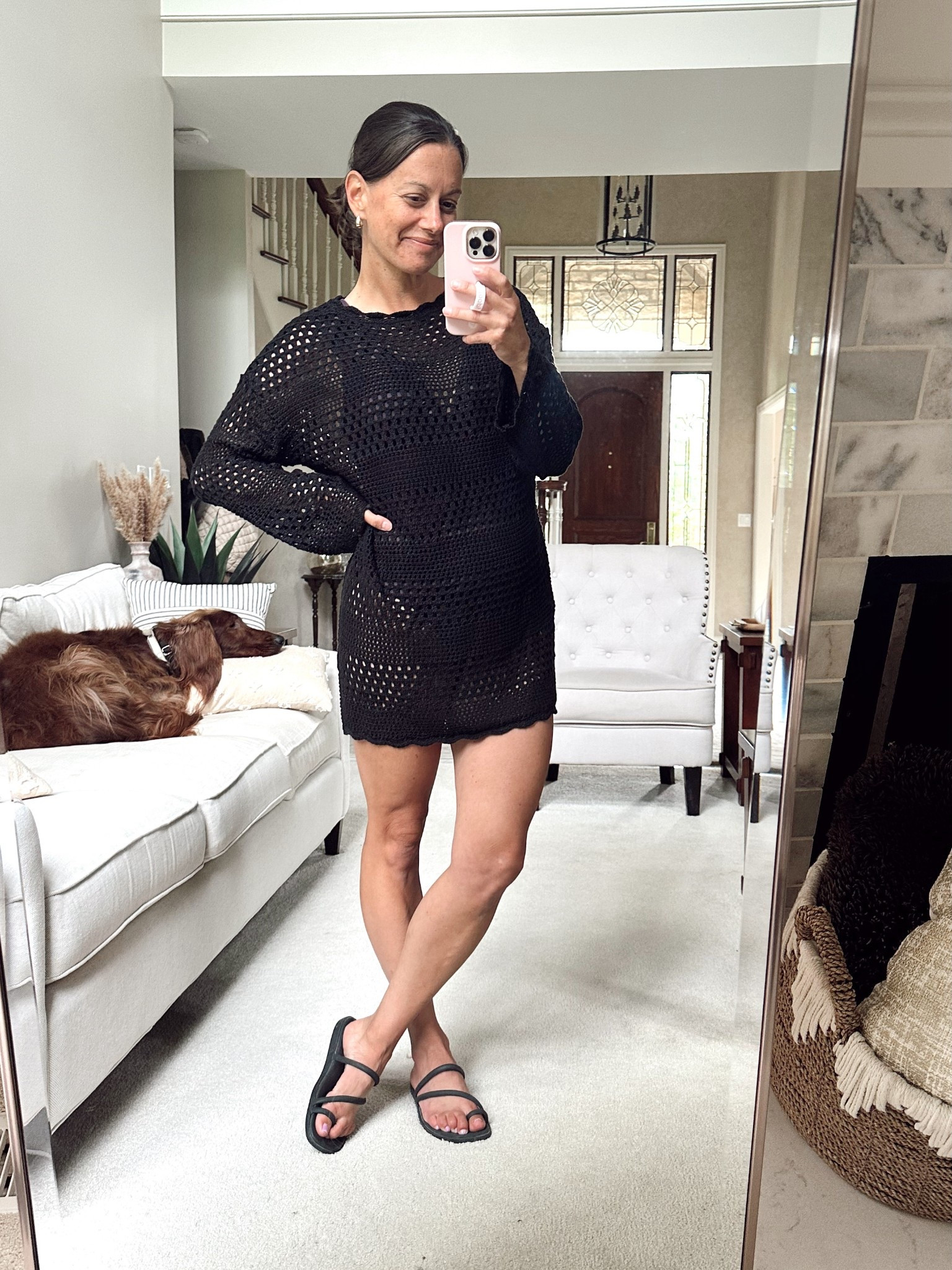 Pool coverup! Swim coverup!

Runs true to size - I’m in the small.

#LTKOver40 #LTKSummerEdit #LTKSwim