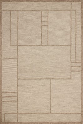 Barrow BAR-04 Beige/Taupe Wool Hand-Tufted Area Rug | Rugs Direct