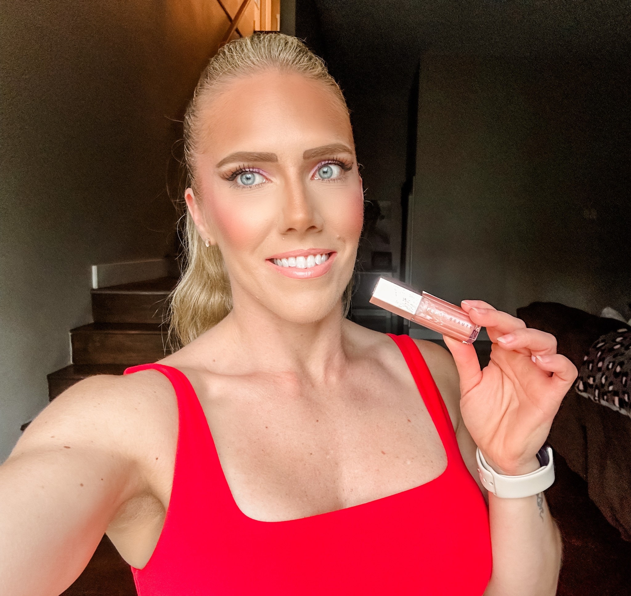 I’ve been really into gloss lately. I’m currently really loving the Fenty Beauty gloss bombs. This neutral color is so pretty, even over a matte lipstick!

#LTKFindsUnder50 #LTKGiftGuide #LTKBeauty