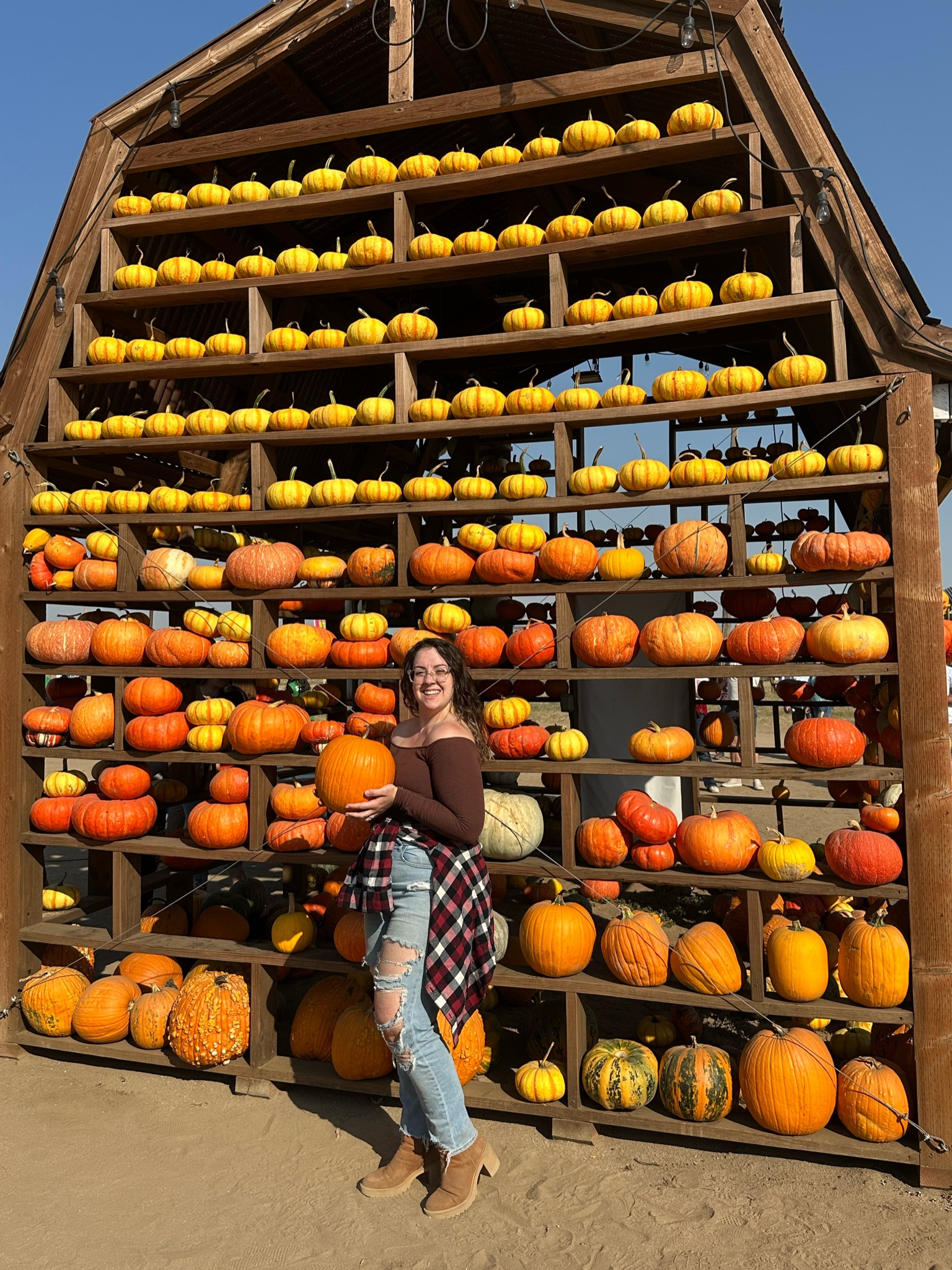 The perfect pumpkin patch and other fall activities outfit!

Top: Ribbed off the shoulder top size L in brown from Klassy Network
Jeans: American Eagle size 12
Flannel: goodwill
Boots: size 9 from Target

Klassy Network | Fall | Autumn | Fall Outfit | Fall Fashion | Midsize | Midsize Fashion | American Eagle | Target | Target Style | Flannel | Midsize Style 

#LTKSeasonal #LTKHalloween #LTKMidsize