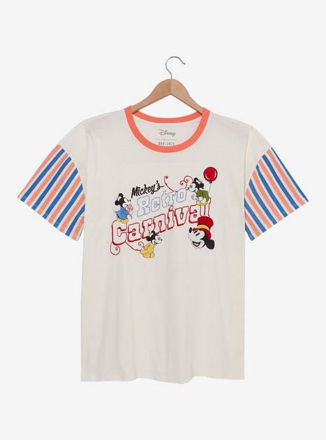 Her Universe Disney Mickey Retro Carnival Women's Plus Size T-Shirt | BoxLunch