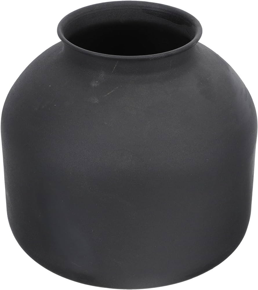 GANAZONO Iron Frosted Flower Arranging Vase Flower Container Holder Table Centerpieces Circle Vas... | Amazon (US)