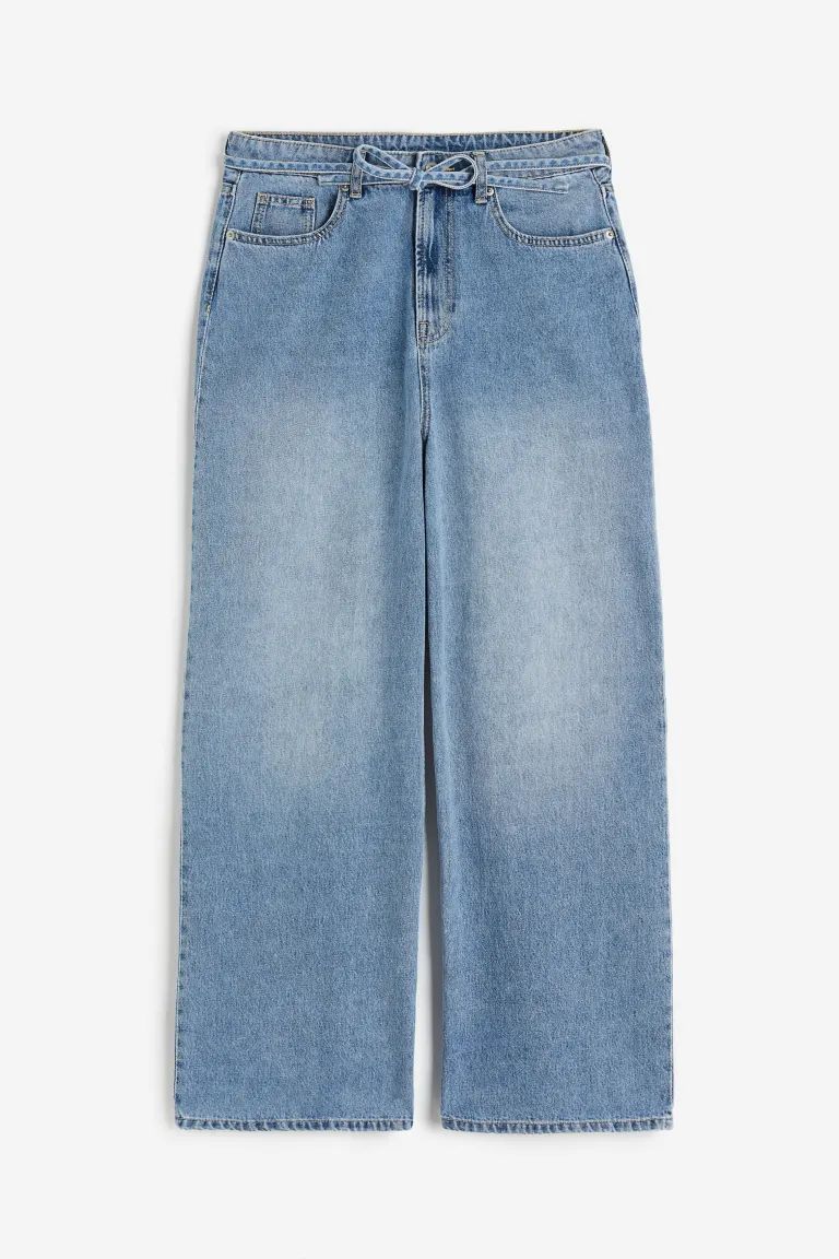 90s Baggy Regular Jeans - Light denim blue - Ladies | H&M US | H&M (US + CA)