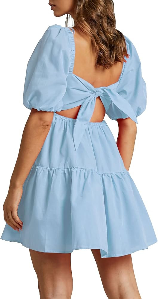 OWNGIGI Summer Dress Mini Dresses | Amazon (US)