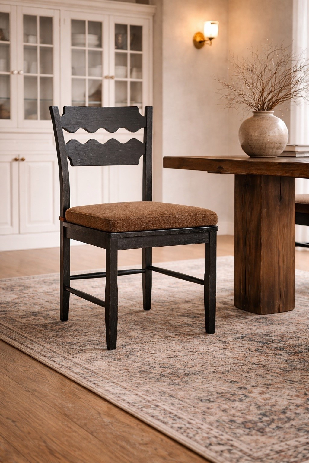 Vintage inspired oak wood dining chair

#LTKOver40 #LTKHome