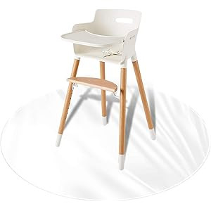 Baby Splat Mat 54" Large - Clear Non-Toxic Floor Splat Mat for Under High Chair and Table Cover, Ant | Amazon (US)