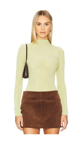 Lilia Top in Green Tea | Revolve Clothing (Global)