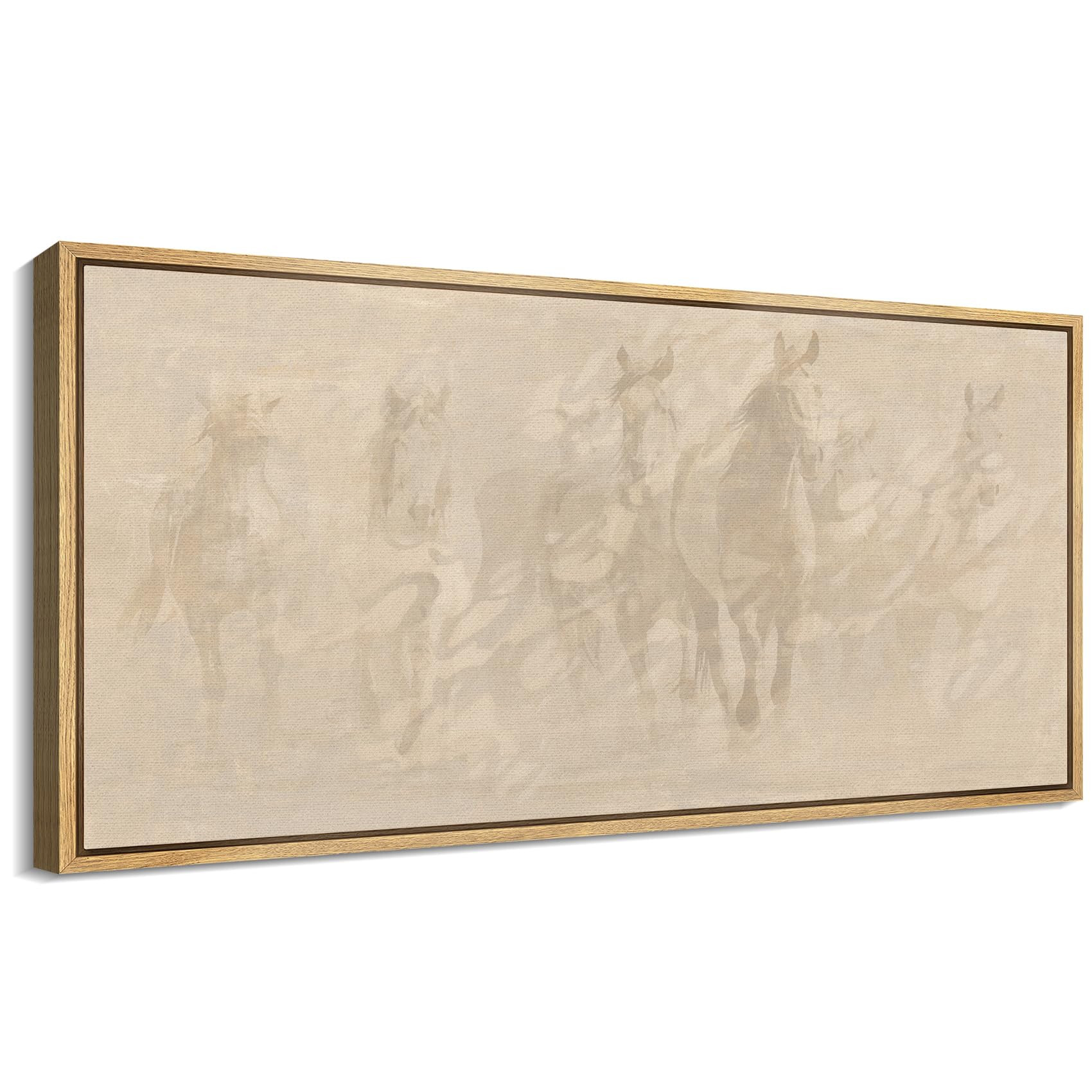 SIGNFORD Extra Large Framed Canvas Print Wall Art Whispers of The Wild Illustrations Modern Art R... | Amazon (US)