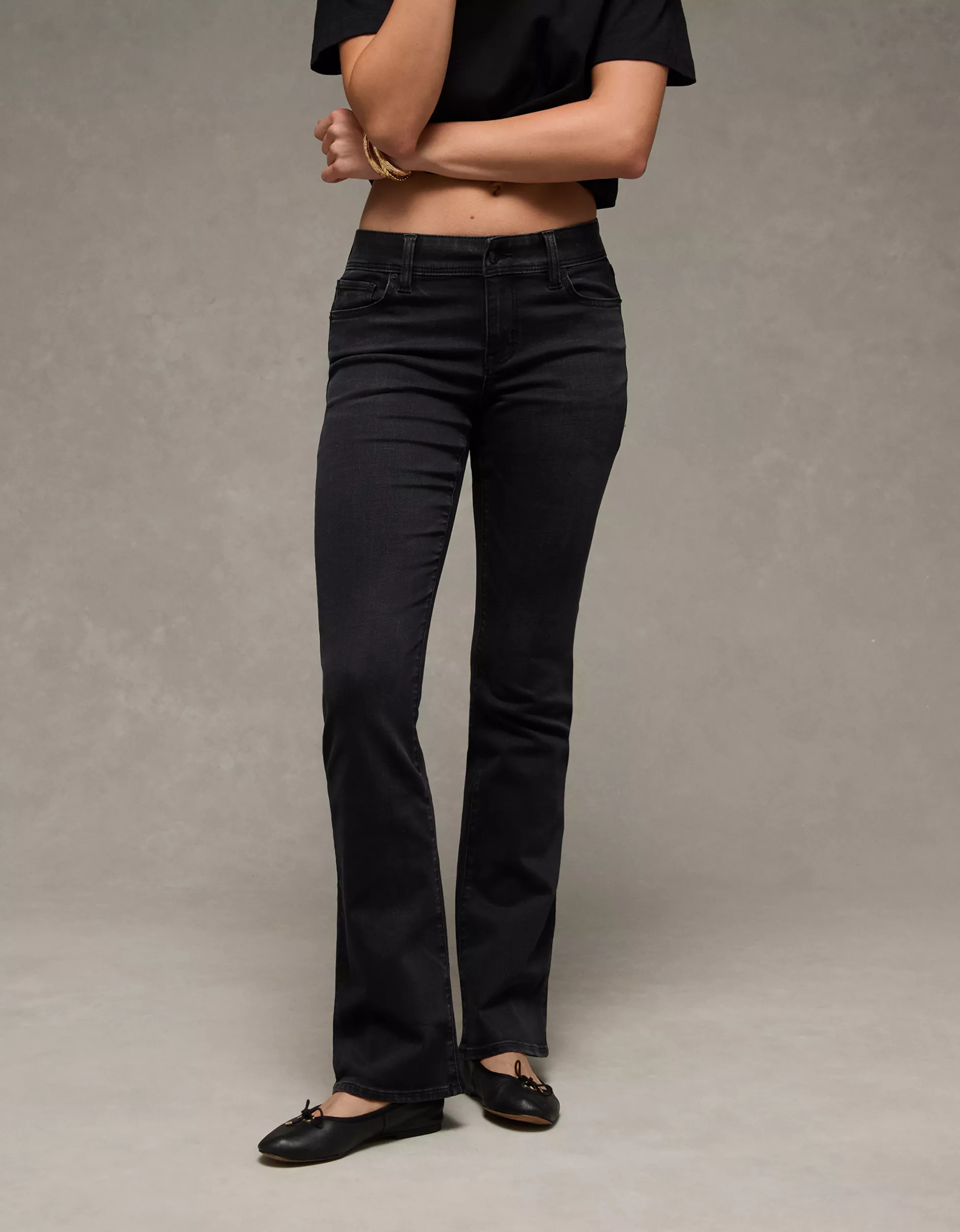 AE Next Level Low-Rise Kick Bootcut Jean | American Eagle Outfitters (US & CA)