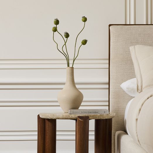 Faux Poppy Pods Stem Bundle | West Elm (US)