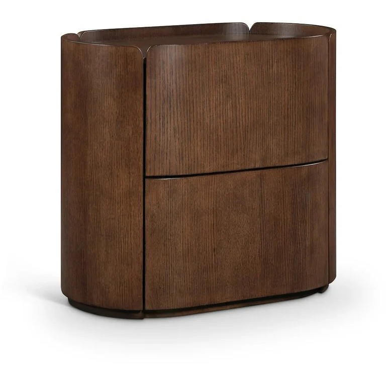 Meridian Furniture Everett Brown Night Stand | Walmart (US)