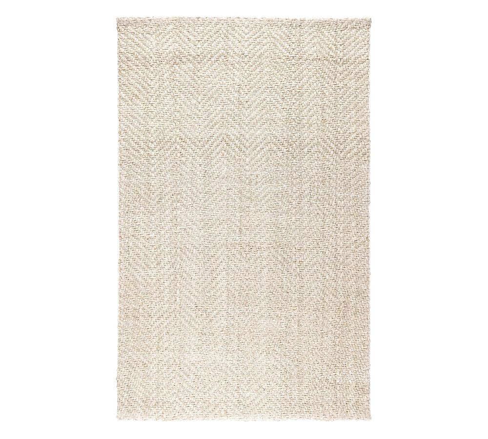 Benton Herringbone Jute Rug | Pottery Barn (US)