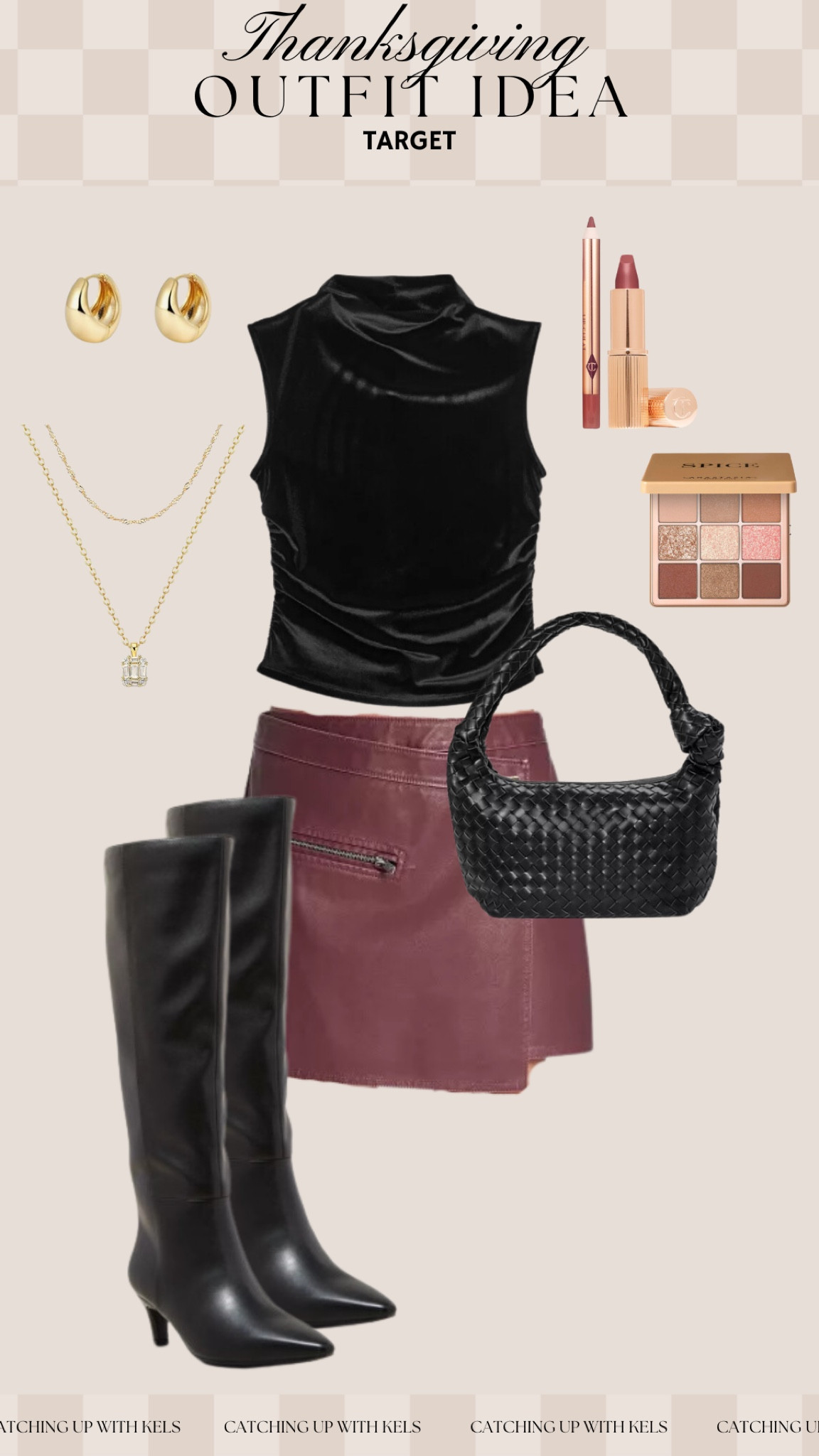 Get ready for Thanksgiving in style! 🍁✨ Loving this chic Target outfit with a velvet top, leather skirt, and knee-high boots—perfect for a cozy yet fashionable holiday look! Tap to shop each piece and create a memorable Thanksgiving ensemble! #ThanksgivingOutfit #TargetStyle #HolidayFashion #LTKHoliday #LTKSeasonal

#LTKHoliday #LTKSeasonal #LTKStyleTip