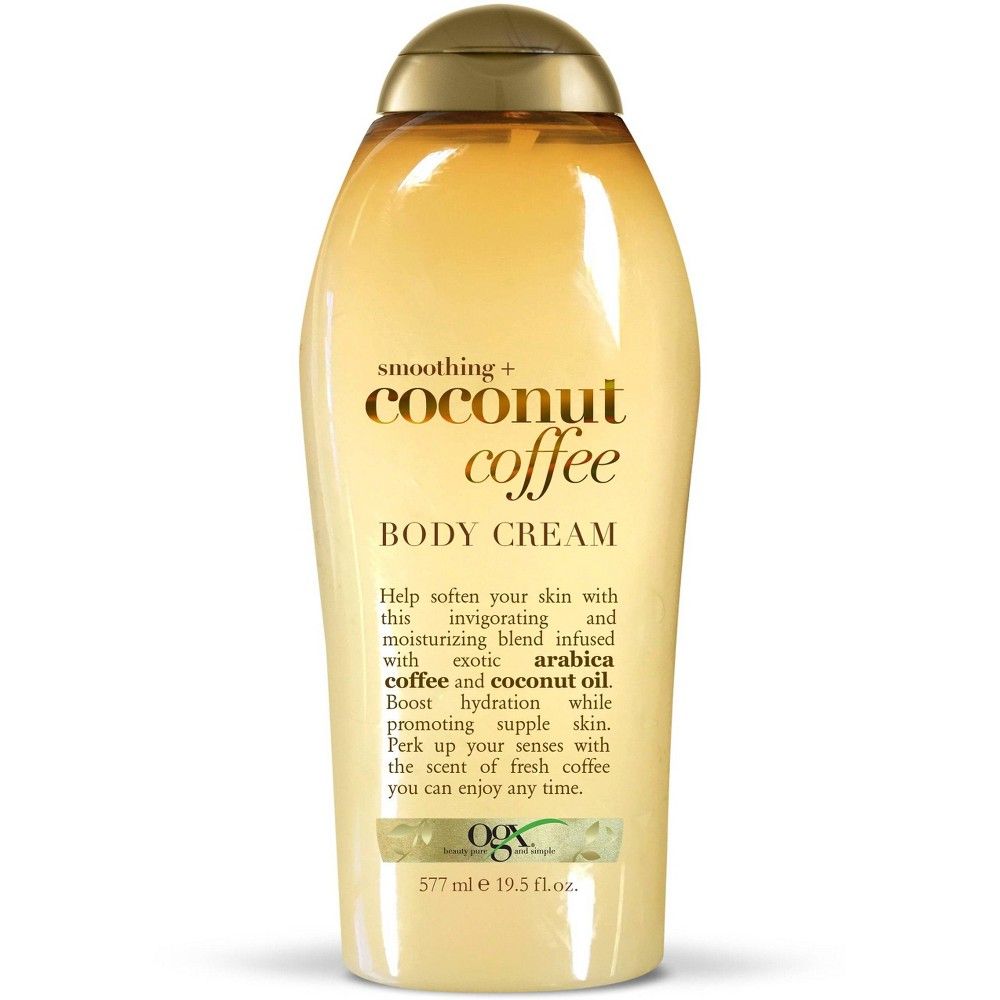 OGX Smoothing And Coconut Coffee Body Cream - 19.5oz | Target