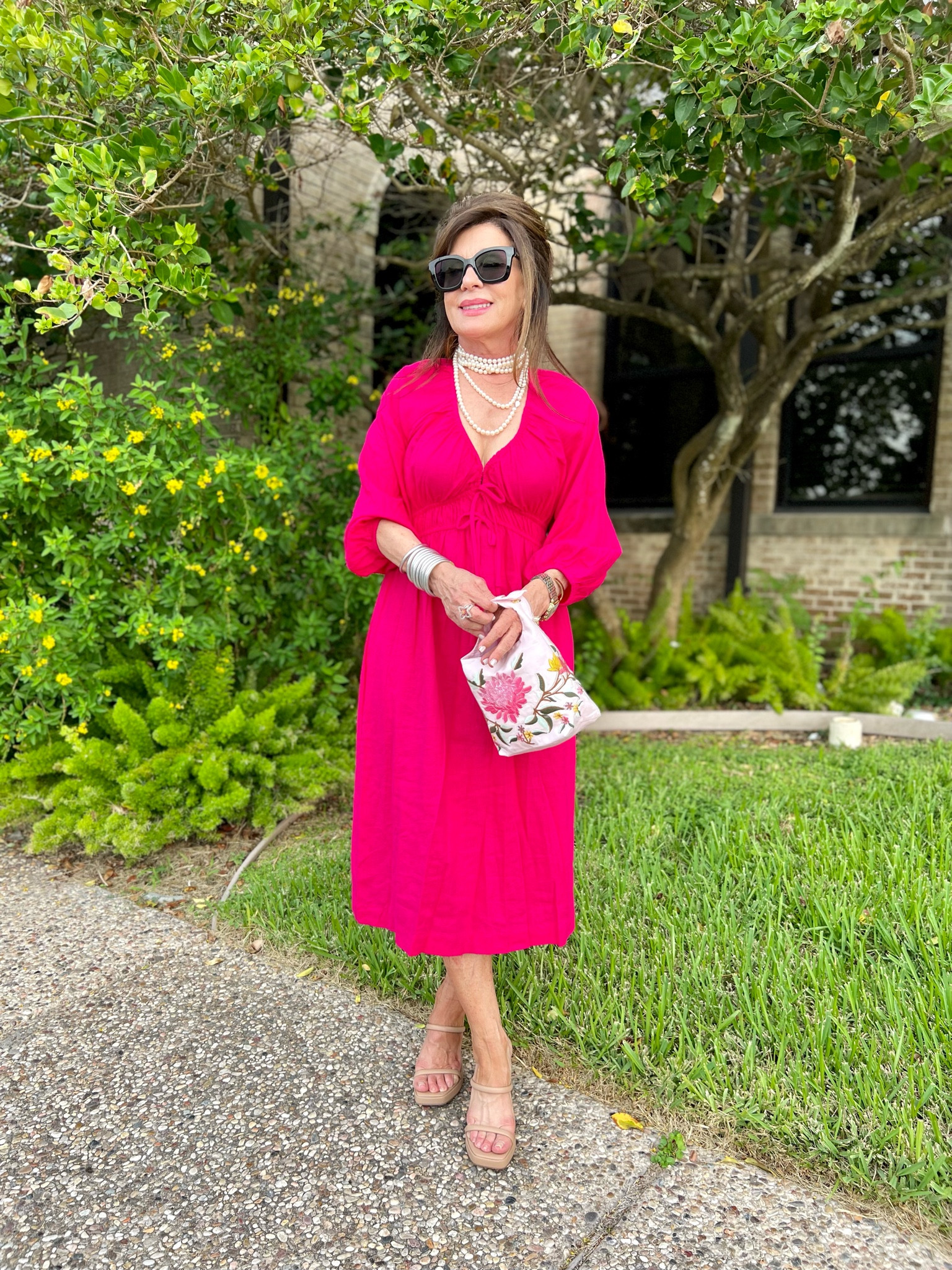 My day dress comes in three  colors 
Pink, black and tan. Highly recommend. Fits TTS and so easy to launder. 

#LTKover40 #LTKfindsunder50 #LTKworkwear