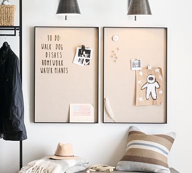 Linen Home Office Pinboard | Pottery Barn (US)