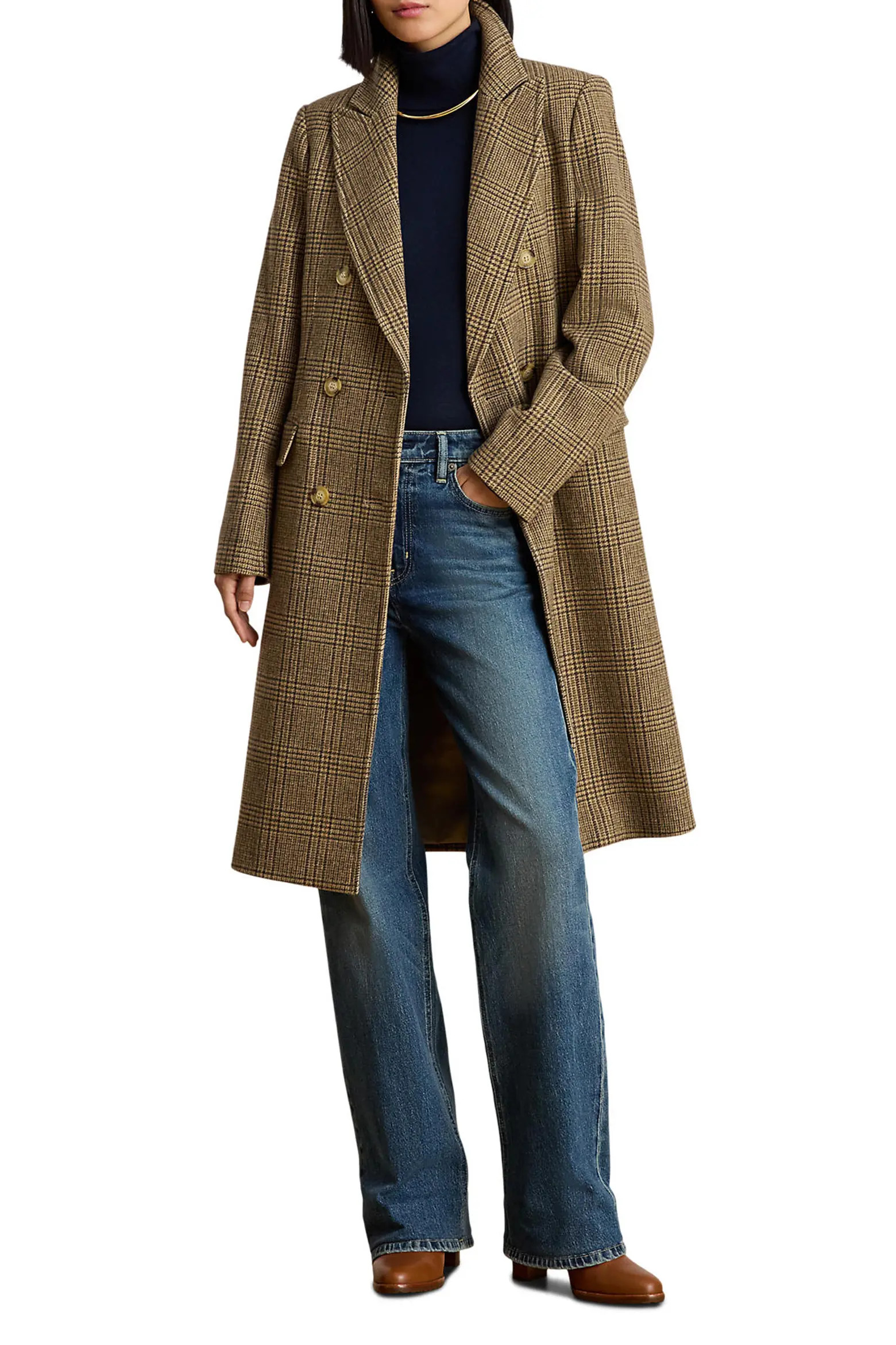 Double Breasted Wool Blend Coat (Women) | Nordstrom | Nordstrom