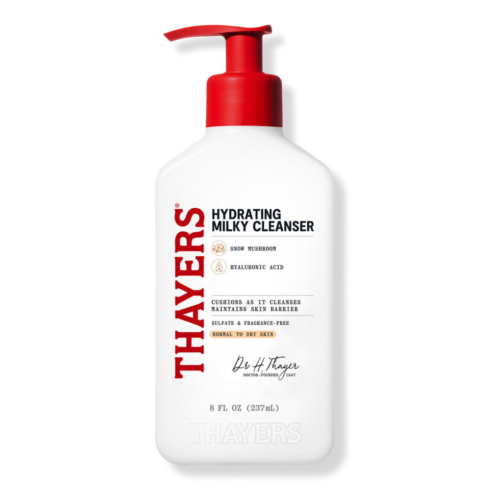 Thayers Hydrating Milky Facial Cleanser with Snow Mushroom and Hyaluronic Acid | Ulta
