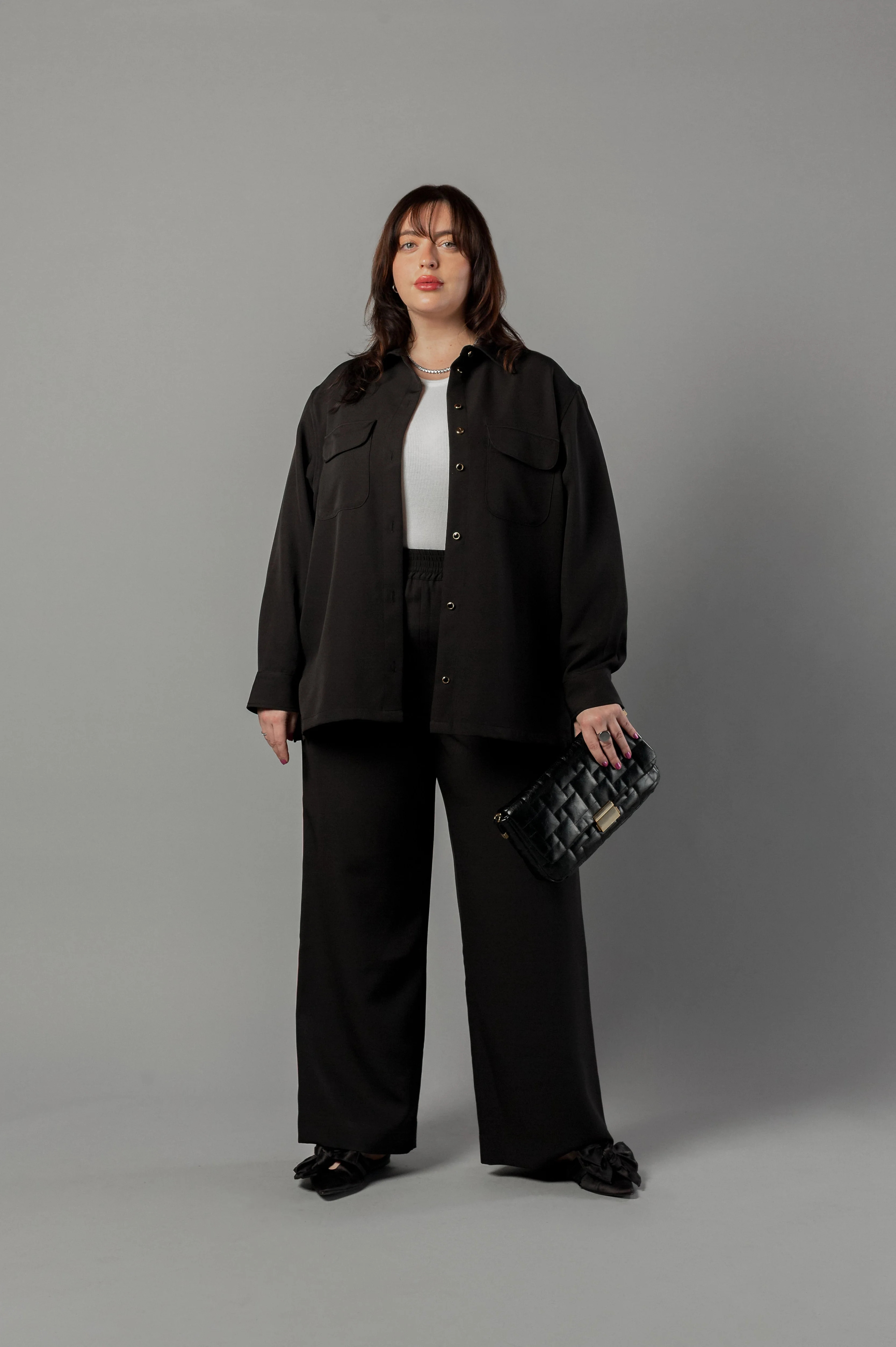 Riley & Payton Pajama Style Co-Ordinated Set Black | BAACAL Limited, LLC