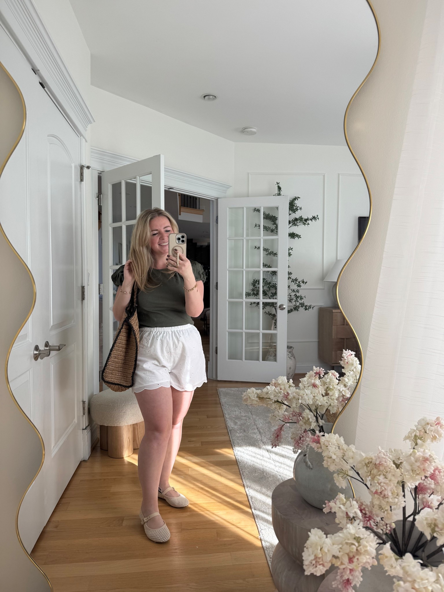 Spring outfit idea! Just got this in the mail from Target and I couldn’t love these pieces more! @target #targetstyle #target #springoutfit #springoutfitidea #springbreak #shorts #shoes @targetstyle #bag #beach #vacation #summeroutfit 

#LTKMidsize #LTKShoeCrush #LTKSpringSale