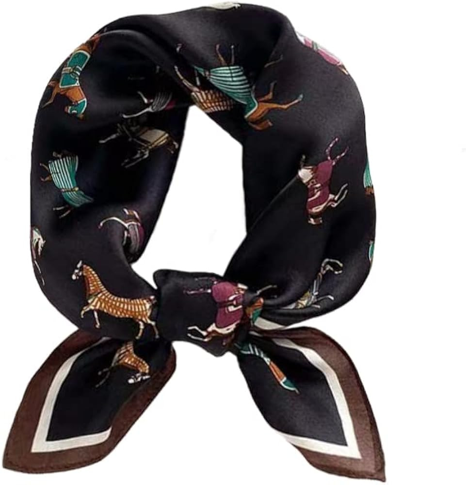 Tim & Tina Square 100% Mulberry Silk 21'' x 21'' Hair Scarf Head Sleeping Wrap Satin Head Scarf f... | Amazon (US)