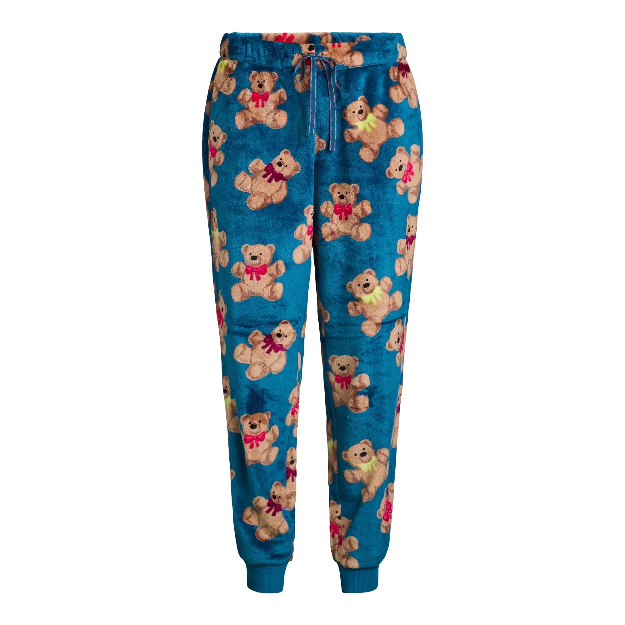 Joyspun Women's and Women's Plus Plush Sleep Jogger Pants, Sizes XS-3X | Walmart (US)