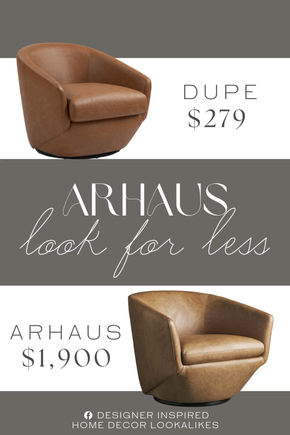 Inspired by Arhaus Leather Swivel Chair. Swivel Barrel Chair. Round Swivel Accent Chair. Lounge Swivel Chair. Leather Swivel Chair. Upholstered Swivel Chair. Living Room Accent Chair. Modern Lounge Chair.  

Home more affordable option find copy cat similar look for less budget friendly affordable cheap cheaper beautiful pretty. Clearance sale coupon code discount code promo code luxury lookalike look a like Inspo inspiration inspired by idea ideas Love like these? I share multiple every day in my FB group.
#arhausinspired #swivelchair #accentchair #barrelchair #loungechair #livingroominspo #furniturefinds #leatherchair  

 #LTKHome