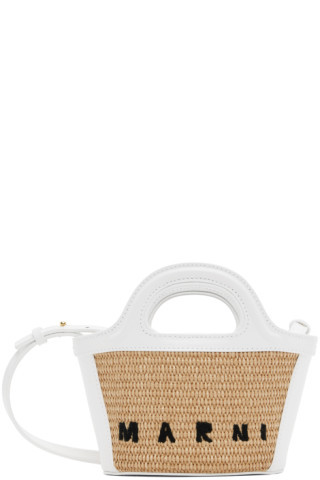 Marni - White Micro Tropicalia Tote | SSENSE