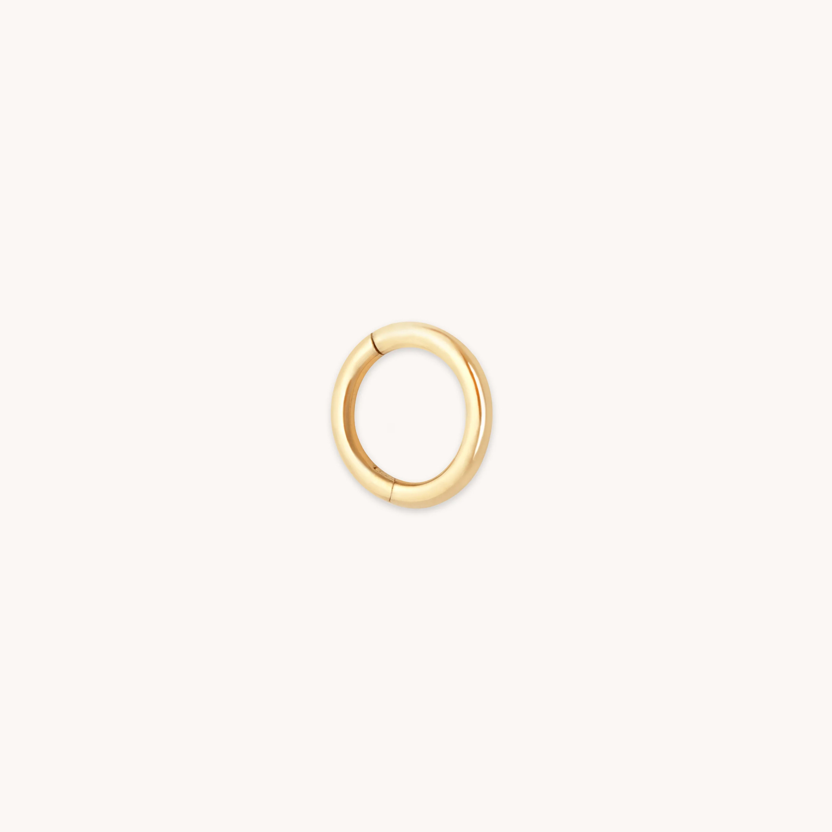 Seamless Hoop 1.2mm in Solid Gold | Astrid & Miyu UK
