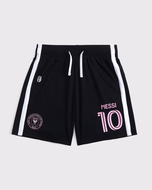 boys lionel messi synthetic shorts | boys bottoms | Abercrombie.com | Abercrombie & Fitch (US)