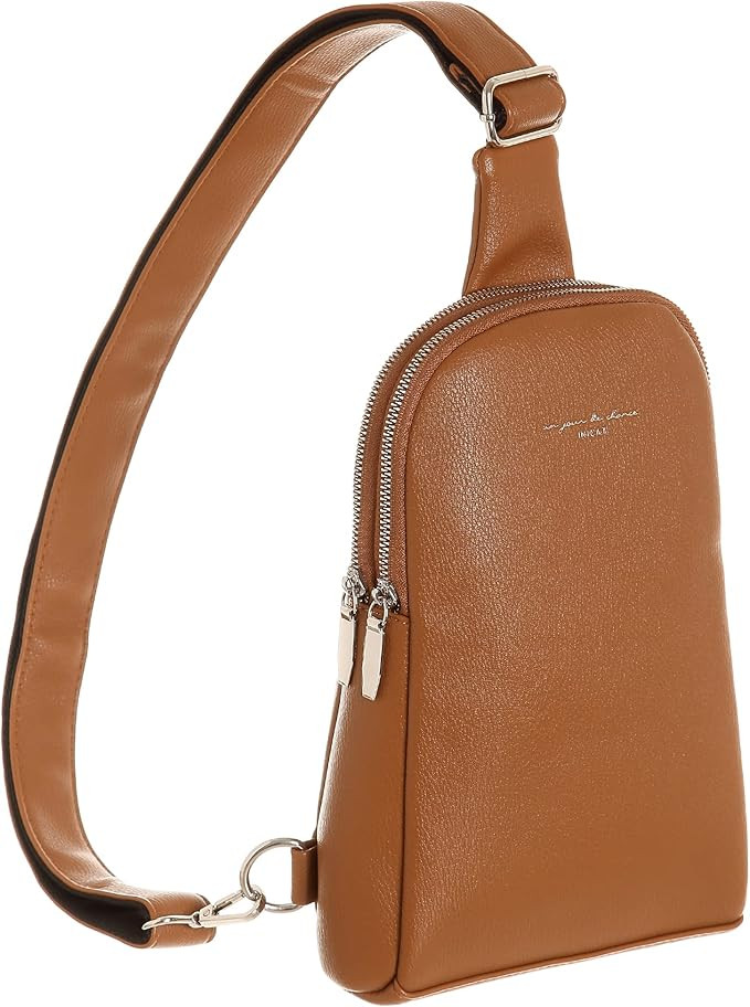 Amazon.com: INICAT Small Crossbody Sling Bag Faux Leather Fanny Pack Purses for Women Teen Girls(... | Amazon (US)