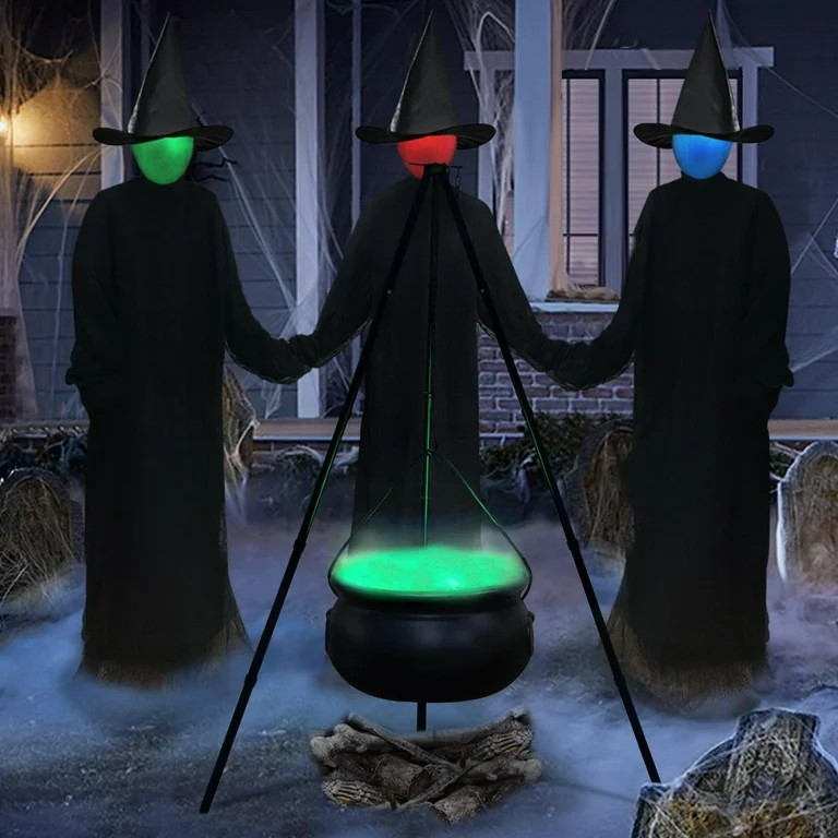 Halloween Clearance Sales! SRUILUO Halloween Decorations Outdoor Large Cauldron Halloween Decor O... | Walmart (US)
