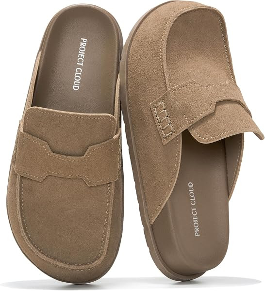 Project Cloud 100% Genuine Leather Slip On Womens Clogs 2026 (Foamy) | Amazon (US)