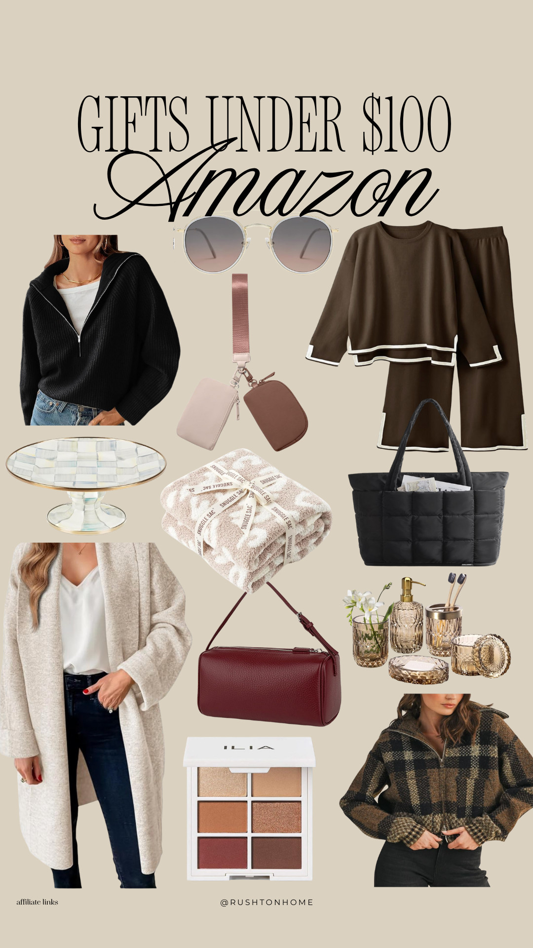 Amazon gifts under 100, amazon gift ideas, holiday gifts amazon, affordable gifts amazon, cozy amazon gifts, amazon fashion gifts, amazon tech gifts, best amazon gifts 2024, amazon gift guide women, amazon tote bag, amazon sweaters, amazon beauty gifts, amazon blanket gift, amazon crossbody bag, ilia palette amazon dupe, amazon lounge set 

 #LTKGiftGuide #LTKHoliday