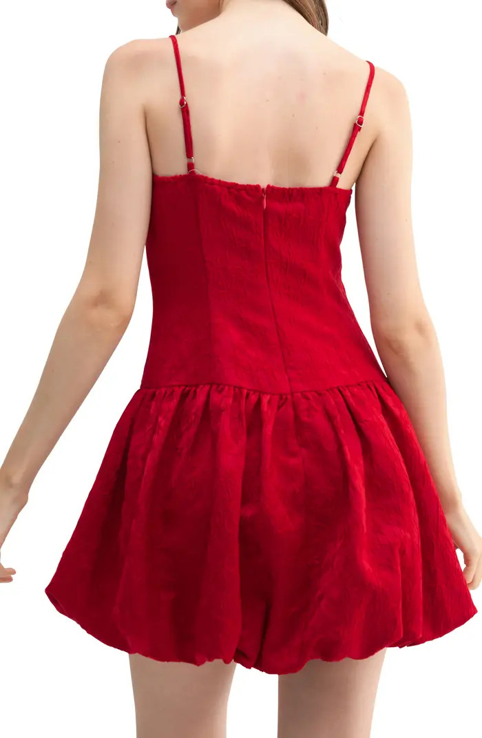 Textured Bubble Hem Minidress | Nordstrom Rack