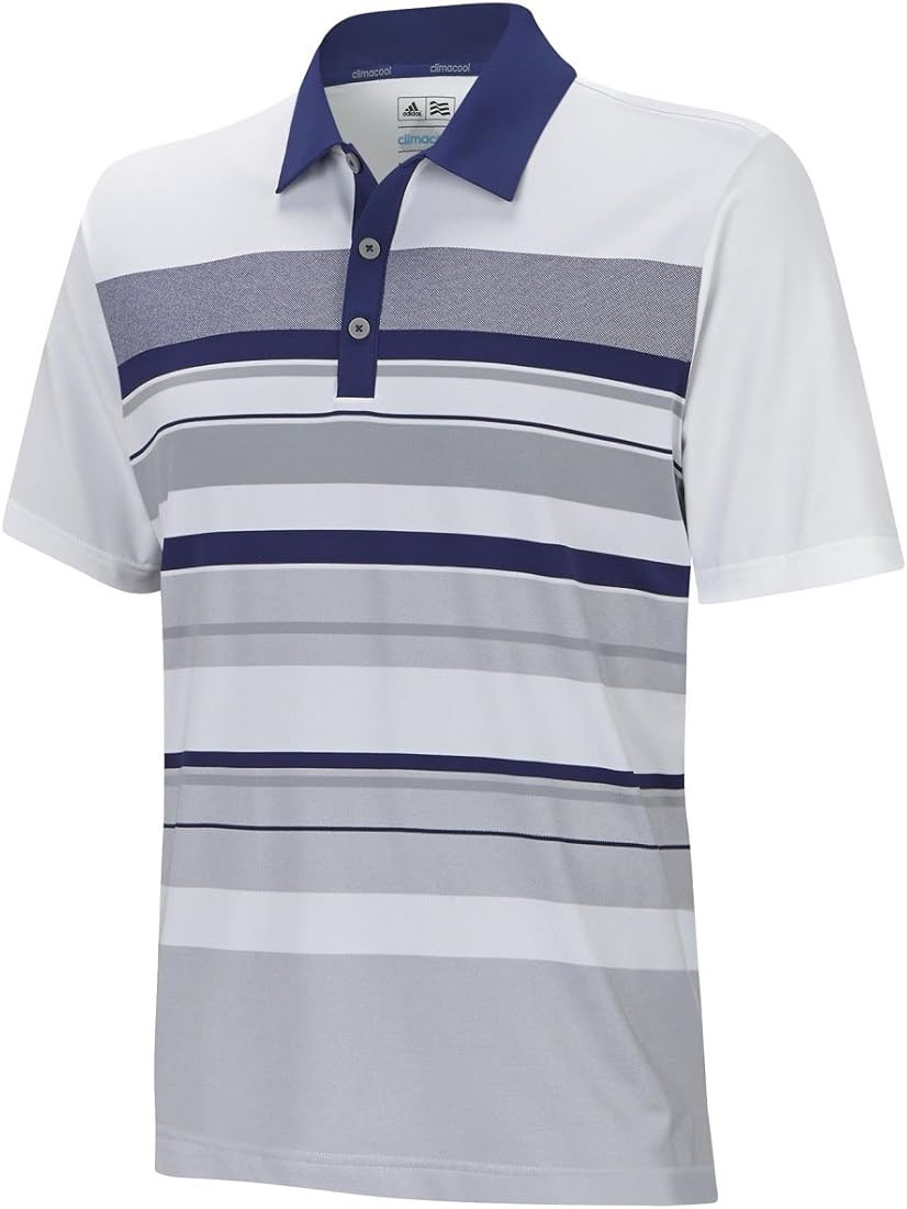 adidas Golf Men's Climacool Graphic Chest Stripe Polo | Amazon (US)
