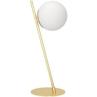 Rondo 4 Art Deco Brass/Glass Table Lamp | Debenhams UK