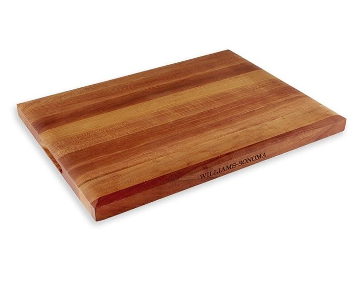 Williams Sonoma Edge-Grain Cutting Board, Cherry | Williams-Sonoma