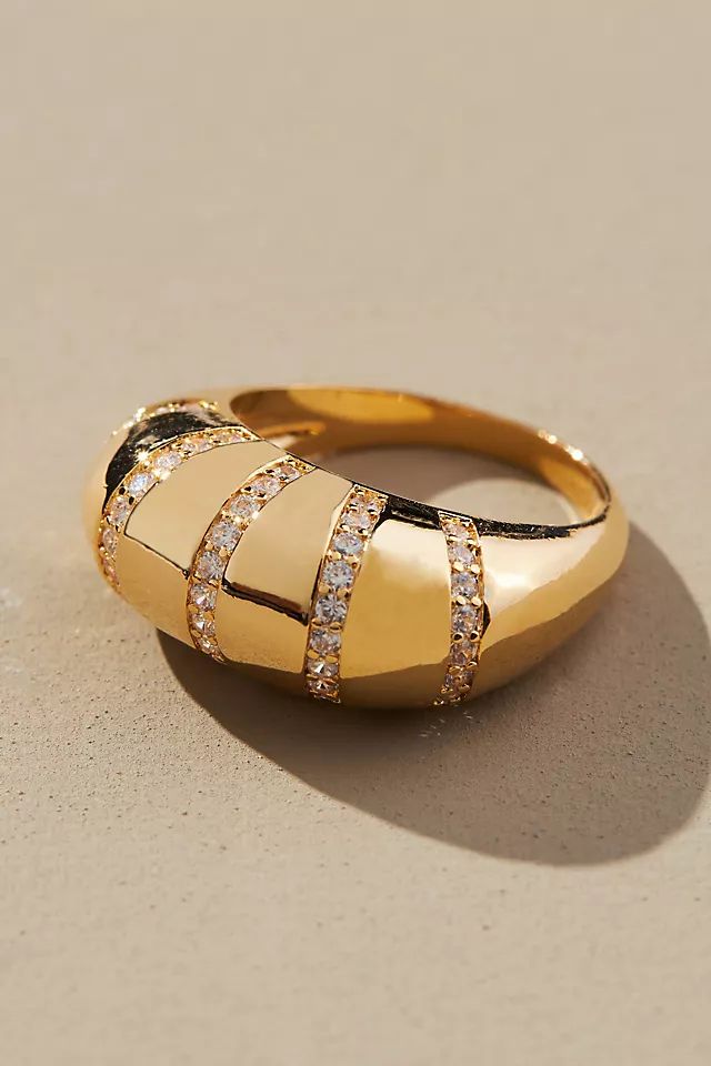 Striped Cocktail Ring | Anthropologie (US)