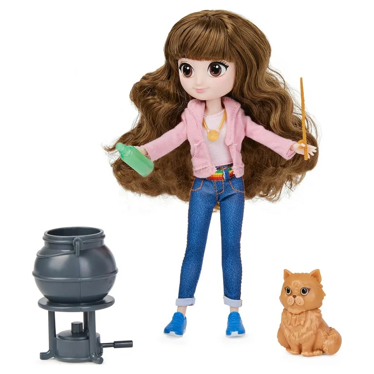 Wizarding World 8-inch Brilliant Hermione Granger Doll & 5 Accessories - Walmart.com | Walmart (US)
