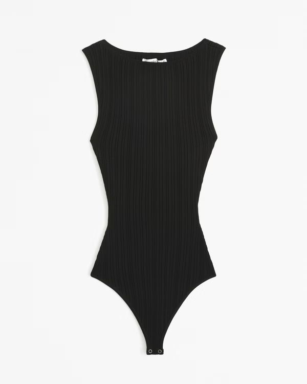 Women's Glossy Slash Bodysuit | Women's Tops | Abercrombie.com | Abercrombie & Fitch (US)