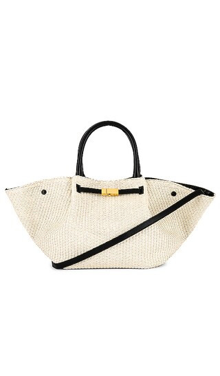 Midi New York Bag in Natural & Black | Revolve Clothing (Global)
