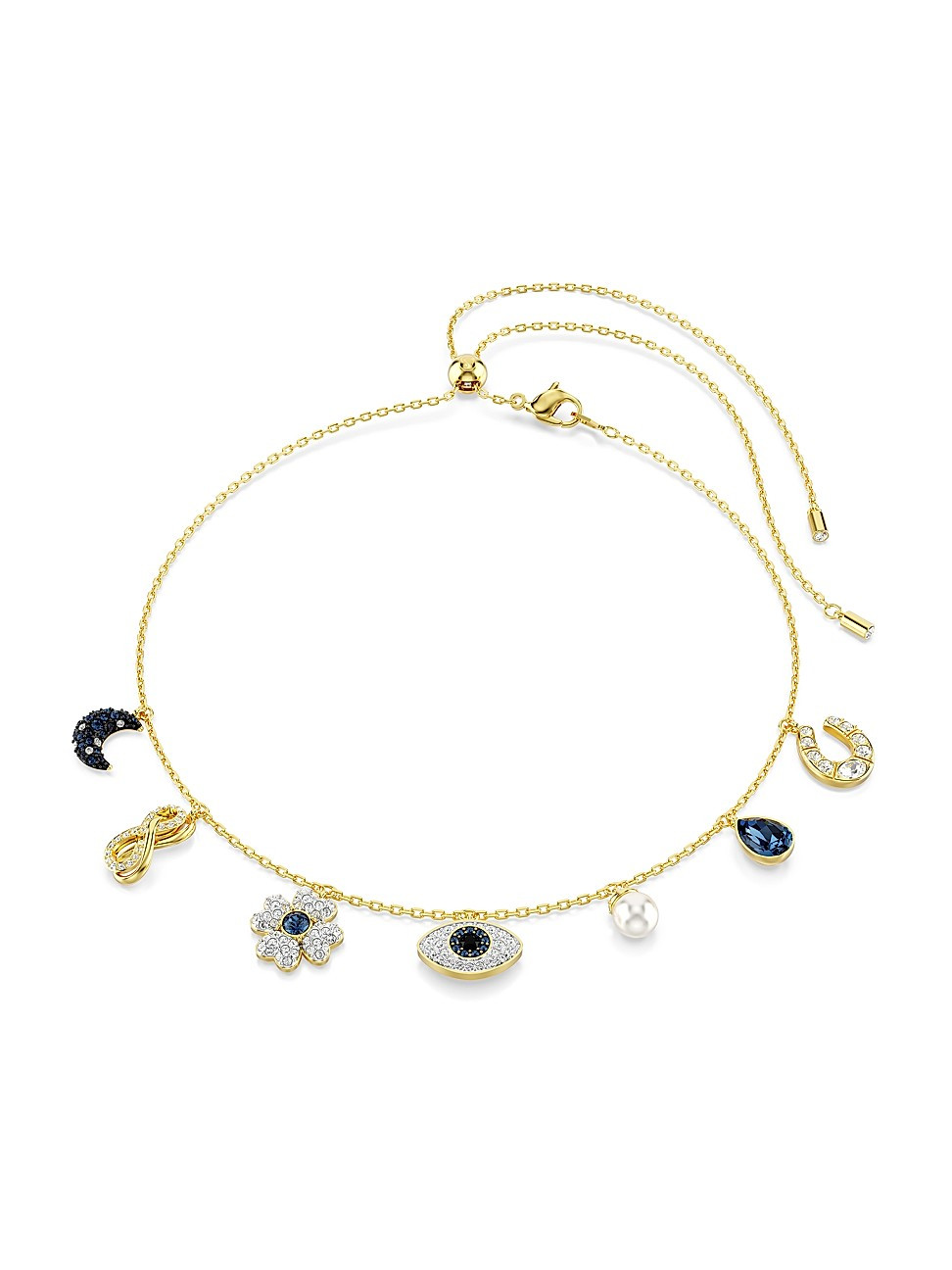 Women's Symbolica Goldtone & Crystal Charm Choker - Gold | Saks Fifth Avenue