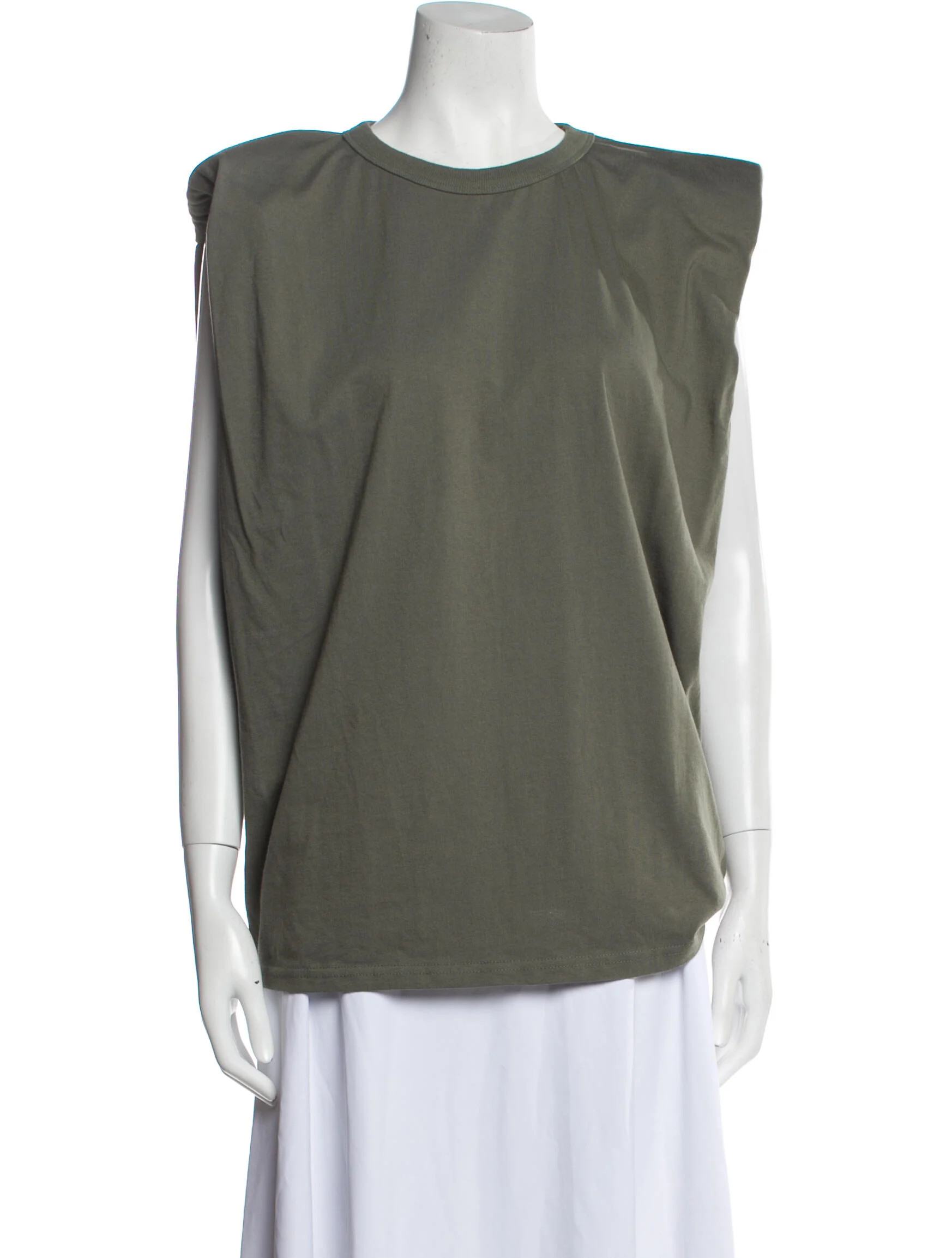 Crew Neck Sleeveless Top | The RealReal