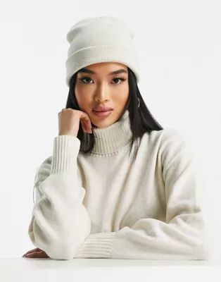 Pieces roll neck jumper in cream | ASOS | ASOS (Global)