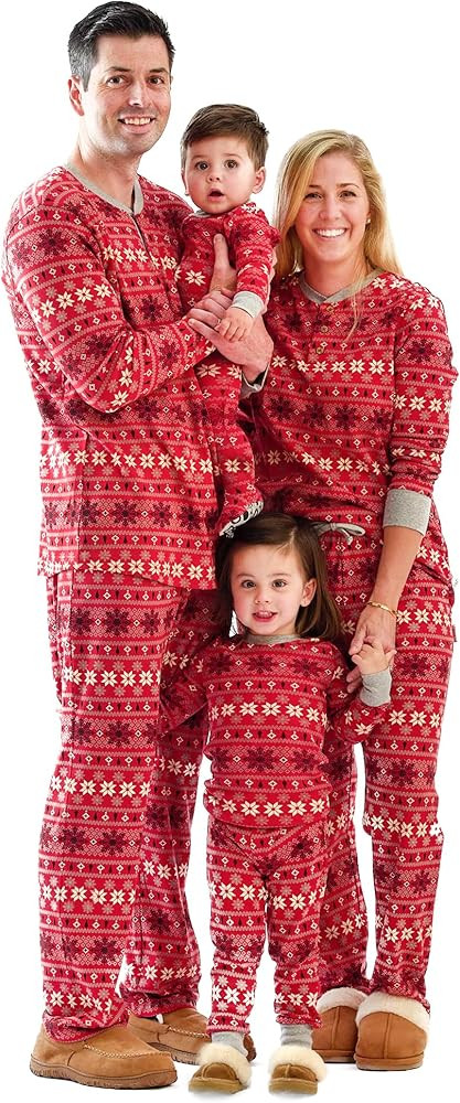 JAMIE Matching Family Jammies Holiday Pajamas 100% Organic Cotton PJs Adults, Kids, Toddlers, Bab... | Amazon (US)