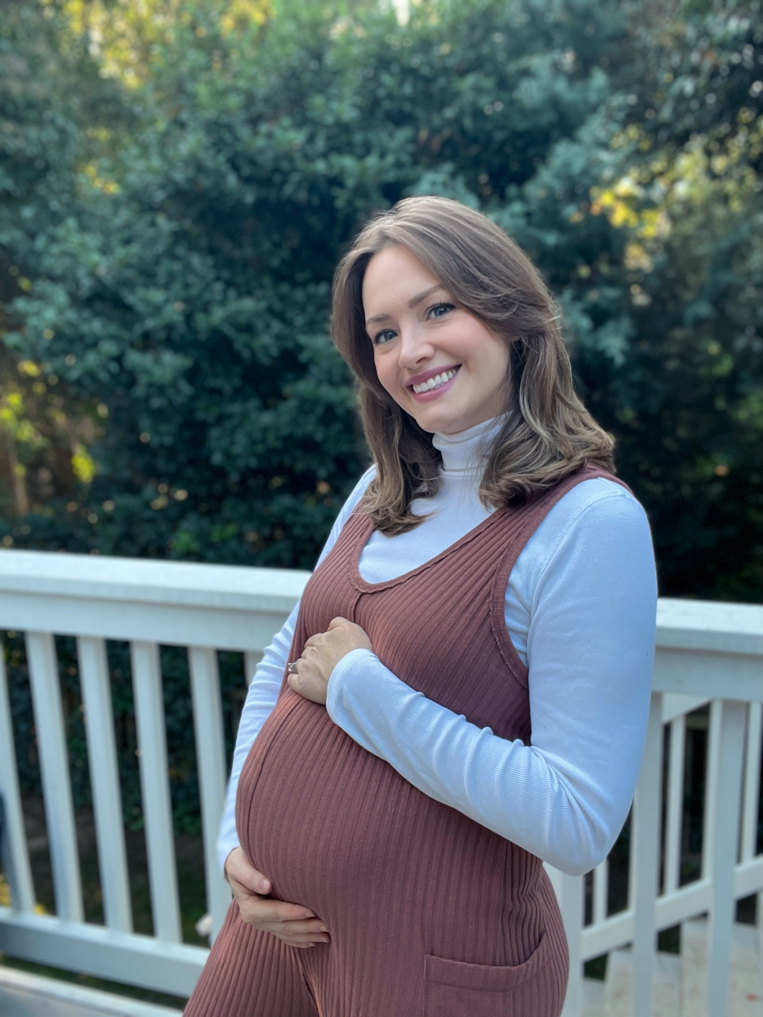 The cutest and most comfy jumpsuit! On major sale too. Wearing large here:)