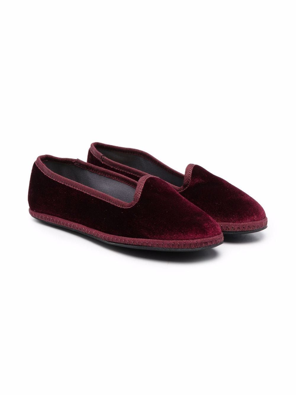 Siola slip-on Velvet Loafers - Farfetch | Farfetch Global