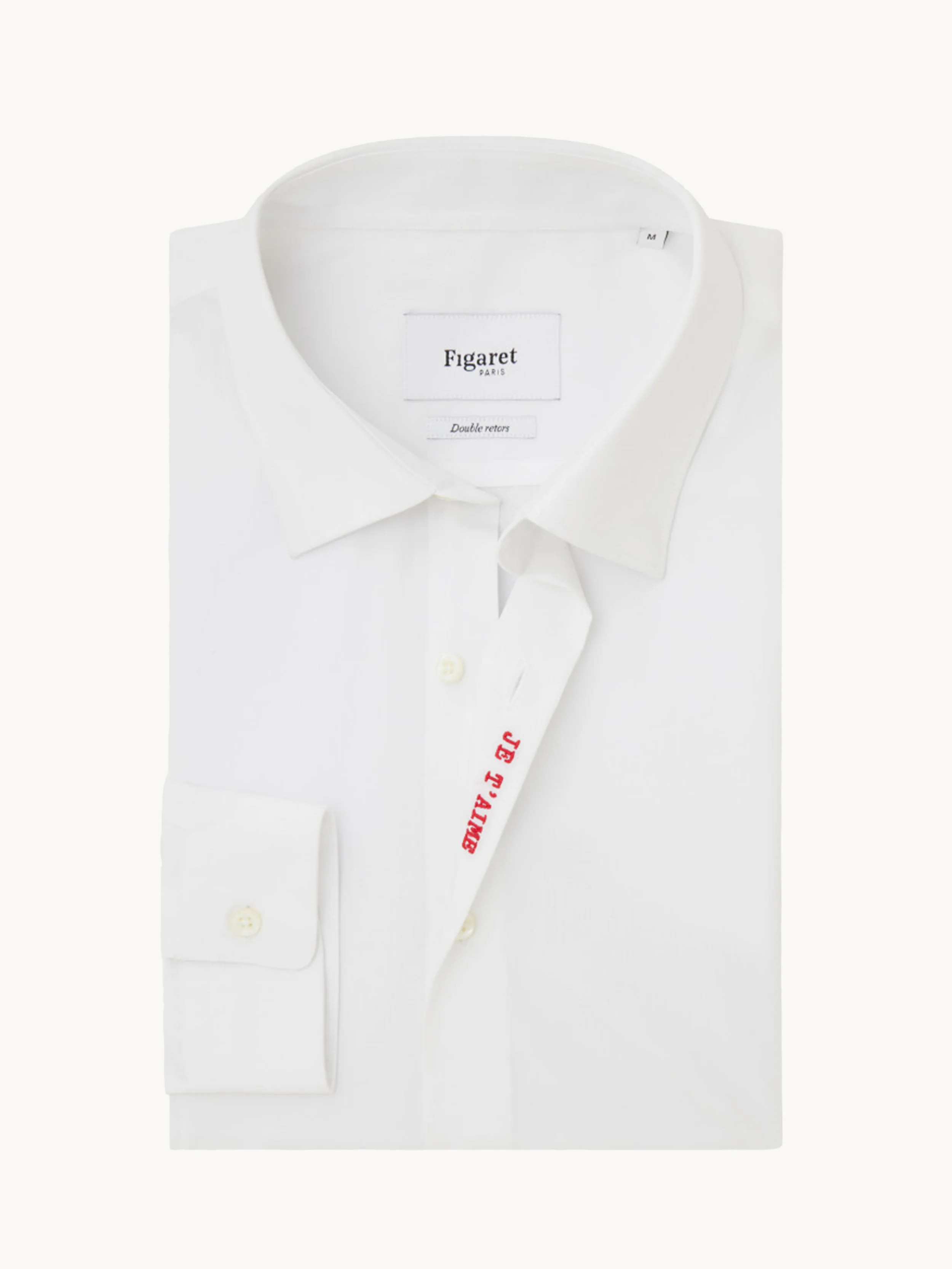 Je T’aime Embroidered Unisex Shirt | goop