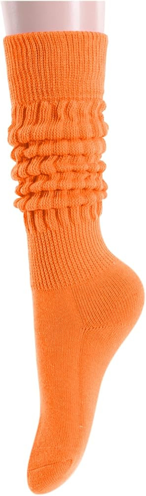 Zmart Funny Socks for Women Teen Girl, Slouch Scrunch Thick Long High Knit Socks | Amazon (US)